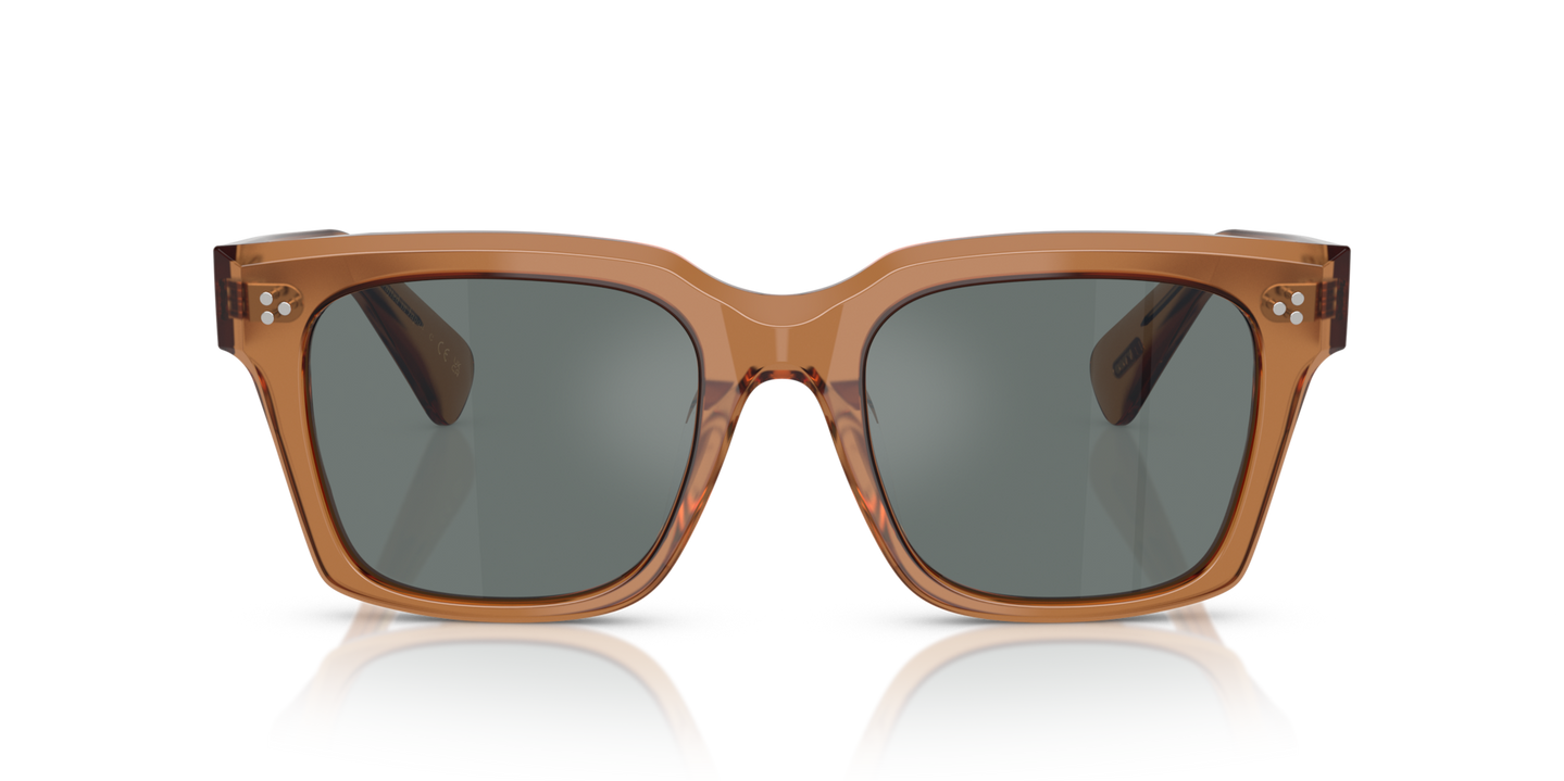 Oliver Peoples Ollice with Carob frame and Blue lenses - Image Material 