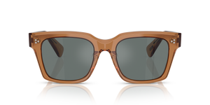 Oliver Peoples Ollice con montatura Carob e lenti  Blu - L'immagine 2