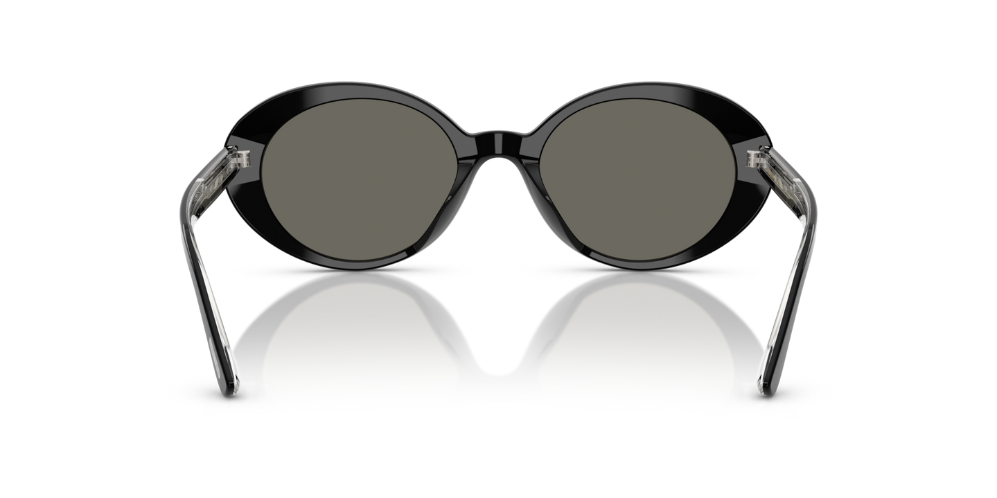 Oliver Peoples Lumar con montura Negro y lentes Gris - Imagen Plaquetas nasales