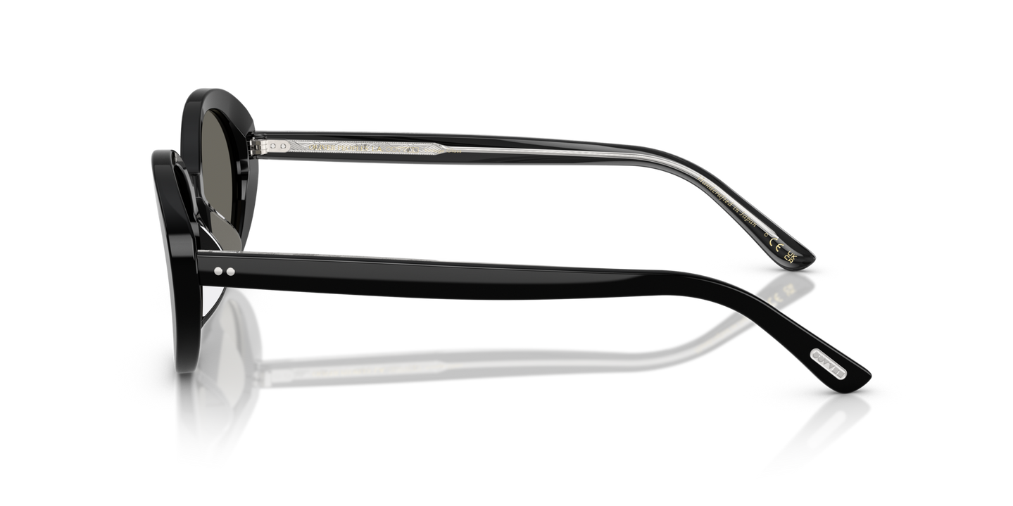 Oliver Peoples Lumar with Black frame and Grey lenses - Image Oliver Peoples Logo