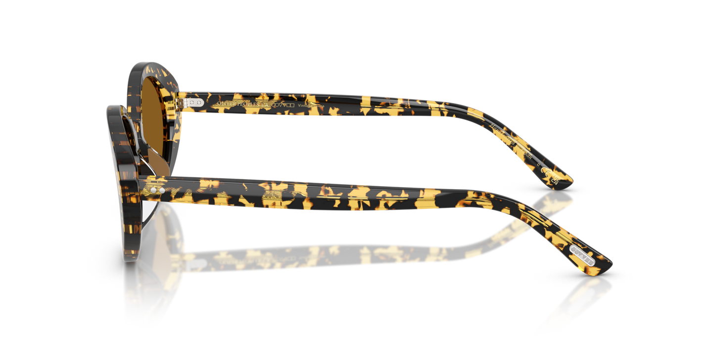 Oliver Peoples Lumar con montatura Tokyo Tartarugato e lenti  Marrone - Immagine Oliver Peoples Logo