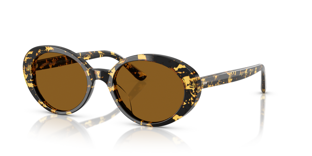 Oliver Peoples Lumar con montatura Tokyo Tartarugato e lenti  Marrone - immagine 1