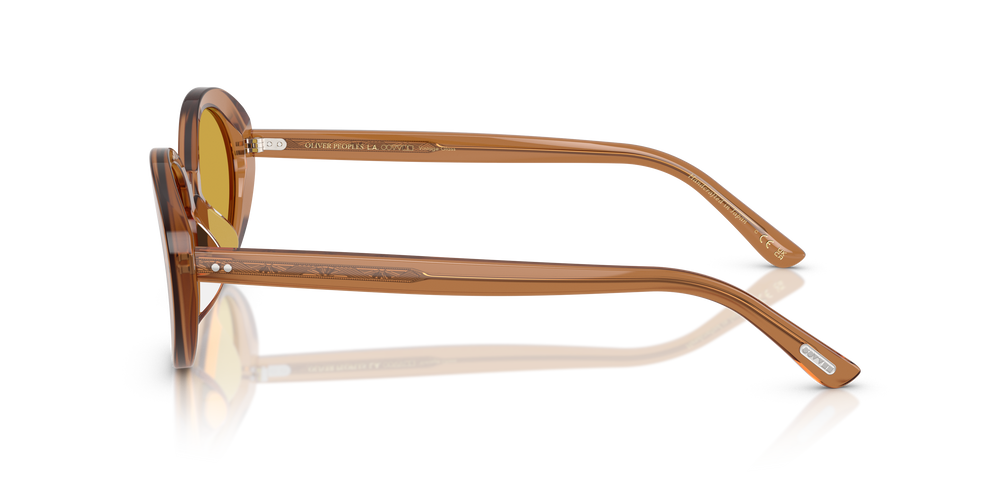 Oliver Peoples Lumar con montatura Carob e lenti  Giallo - L'immagine 4