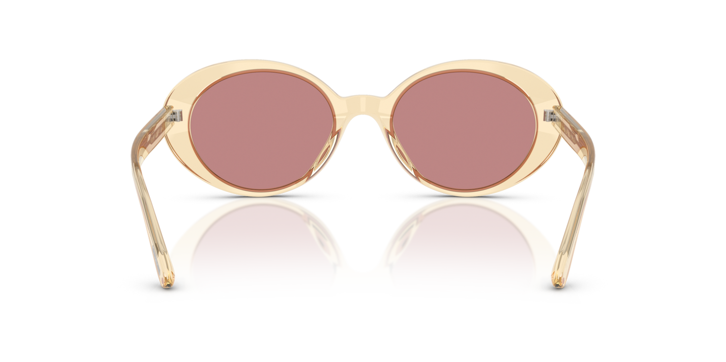Oliver Peoples Lumar with BECR frame and Silver lenses - Image Nosepads