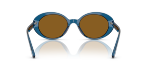 Oliver Peoples Lumar con montatura Blu Tetsukon e lenti  Marrone - L'immagine 5