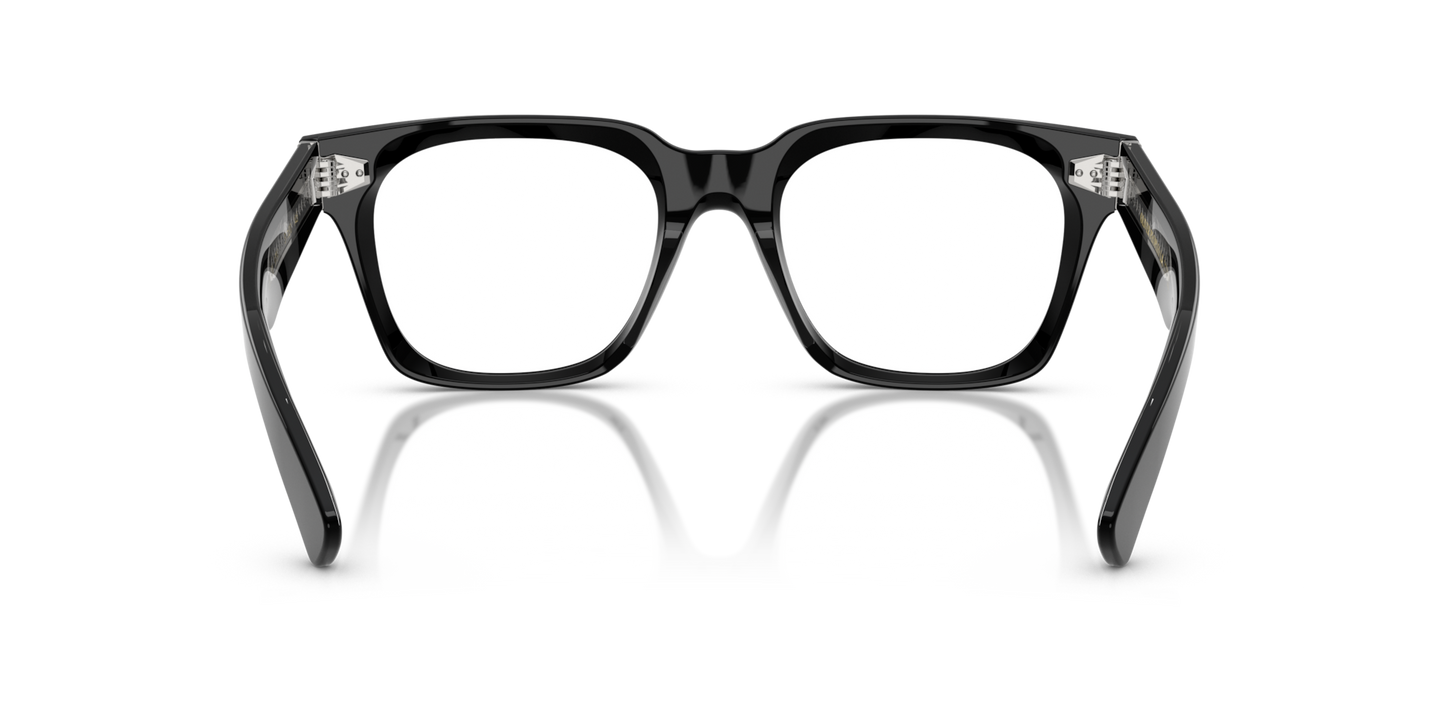 Oliver Peoples Alfrey 18k avec monture Noir - Image Plaquettes de nez