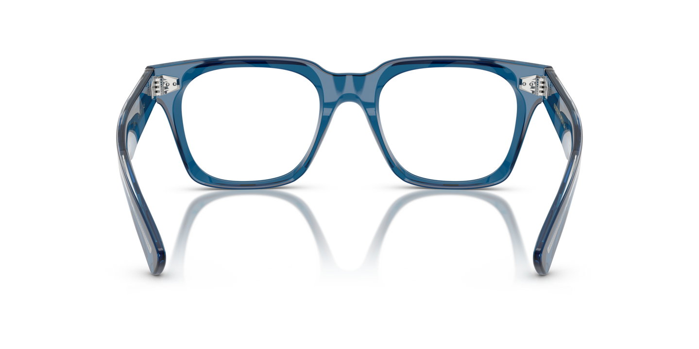 Oliver Peoples Alfrey 18k con montatura Blu semitrasparente - Immagine Naselli
