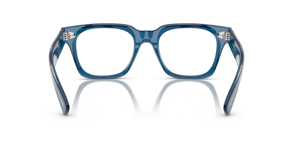 Oliver Peoples Alfrey 18k con montura Azul translúcido - El 5