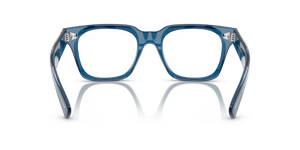 Oliver Peoples Alfrey 18k con montura Azul translúcido - El 5