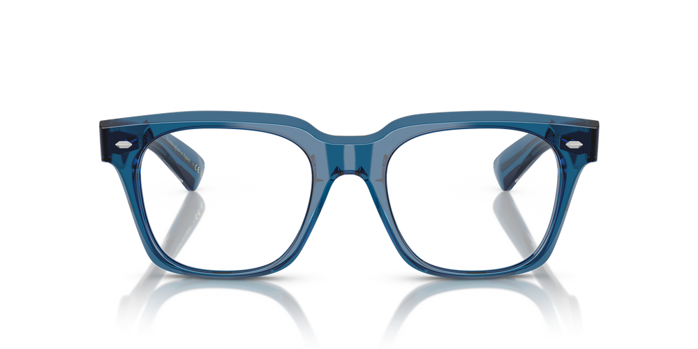 Oliver Peoples Alfrey 18k con montatura Blu semitrasparente - L'immagine 2