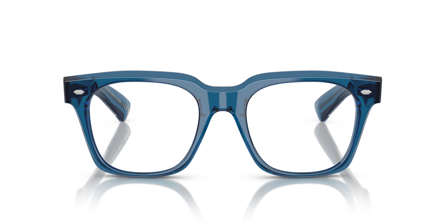 Oliver Peoples Alfrey 18k with Translucent Blue frame - Image Premium Material
