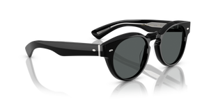 Oliver Peoples Hayton 18k con montura Negro Puro y lentes Gris - imagen 3