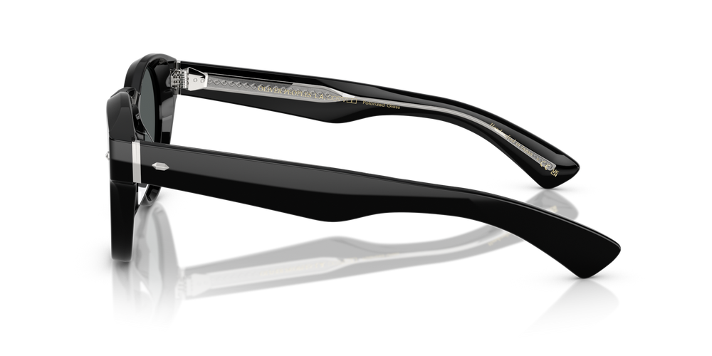 Oliver Peoples Hayton 18k con montura Negro Puro y lentes Gris - imagen 4