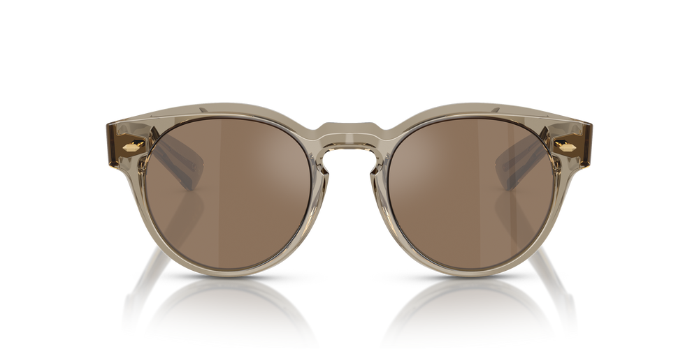 Oliver Peoples Hayton 18k avec une monture Sencha et des verres Brun - L'image 2