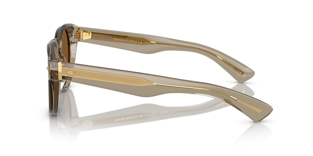 Oliver Peoples Hayton 18k avec une monture Sencha et des verres Brun - L'image 4