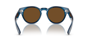 Oliver Peoples Hayton 18k con montatura Blu semitrasparente e lenti  Marrone - L'immagine 5