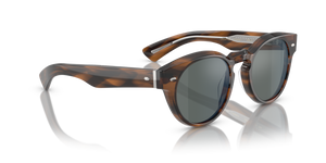 Oliver Peoples Hayton 18k avec une monture Barchan et des verres Bleu - image 3