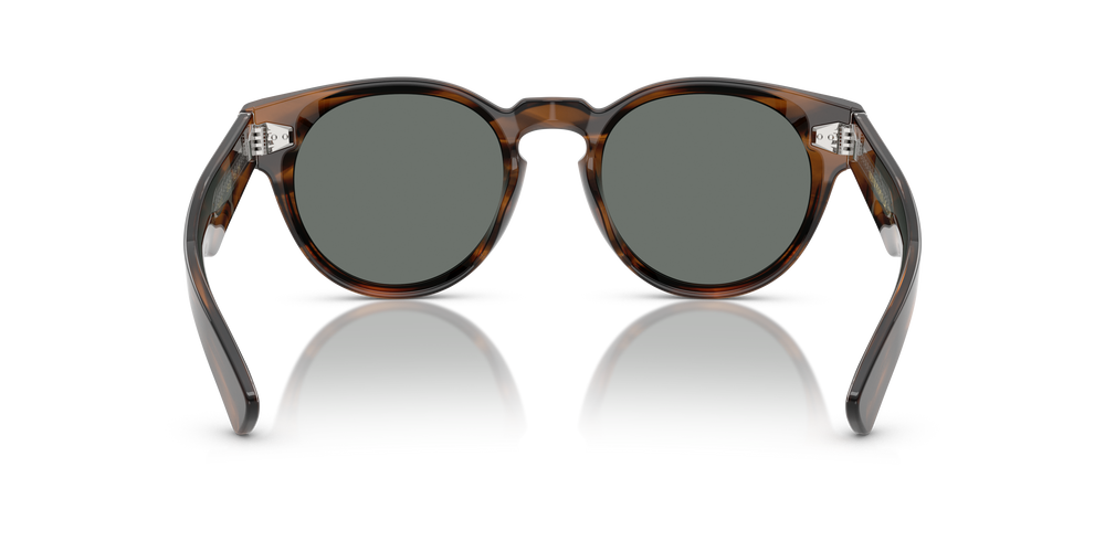 Oliver Peoples Hayton 18k with Barchan frame and Regal Blue lenses