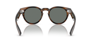 Oliver Peoples Hayton 18k avec une monture Barchan et des verres Bleu - image 5