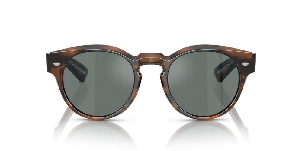 Oliver Peoples Hayton 18k avec une monture Barchan et des verres Bleu - image 2