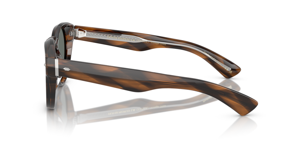 Oliver Peoples Hayton 18k avec une monture Barchan et des verres Bleu - image 4