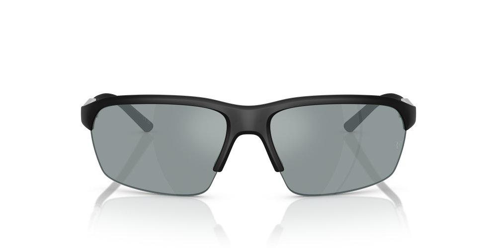 Sie Oliver Peoples R-6 mit Semi-Matte Black Gestell und Grau Gläsern - Das Bild 2