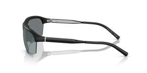 Sie Oliver Peoples R-6 mit Semi-Matte Black Gestell und Grau Gläsern - Das Bild 4