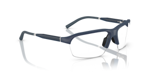 Oliver Peoples R-6 with Semi-Matte Blue Ash frame and Clear lenses - Image 3