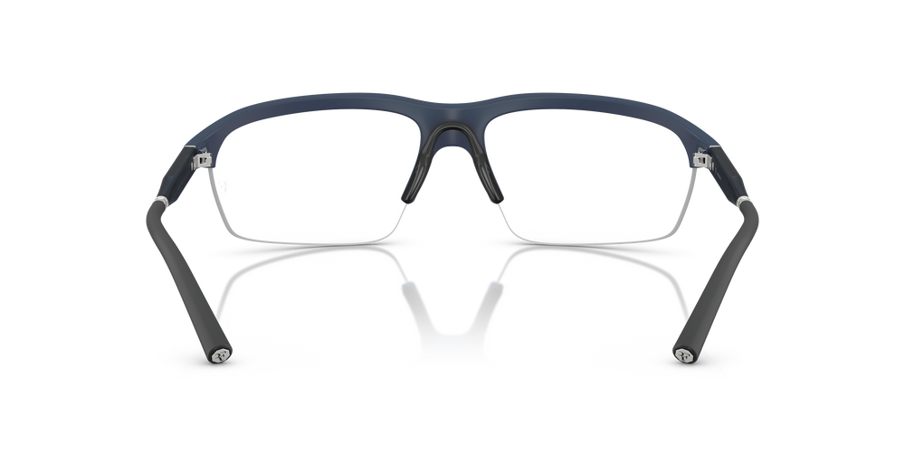 Oliver Peoples R-6 with Semi-Matte Blue Ash frame and Clear lenses - Image 5
