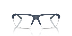 Oliver Peoples R-6 with Semi-Matte Blue Ash frame and Clear lenses - Image 2