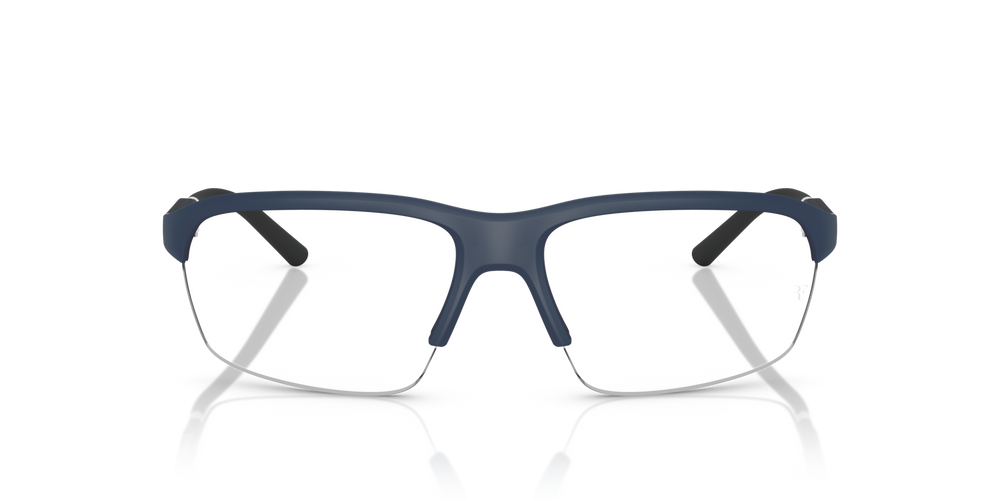 Oliver Peoples R-6 with Semi-Matte Blue Ash frame and Clear lenses - image 2