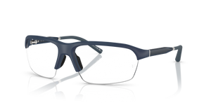 Oliver Peoples R-6 with Semi-Matte Blue Ash frame and Clear lenses - Image 1