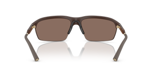 Sie Oliver Peoples R-6 mit Semi-Matte Umber Gestell und Braun Gläsern - Bild 5