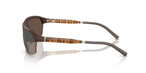 Oliver Peoples R-6 con montatura Terra d'ombra semi-opaco e lenti  Marrone - immagine 4
