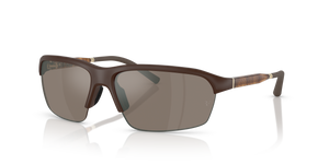 Sie Oliver Peoples R-6 mit Semi-Matte Umber Gestell und Braun Gläsern - Bild 1
