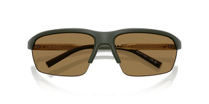 Oliver Peoples R-6 with Semi-Matte Green Smoke frame and Brown lenses - image 6