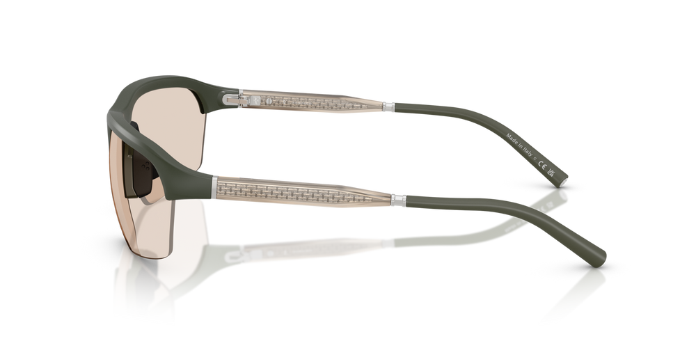 Oliver Peoples R-6 with Semi-Matte Green Smoke frame and Brown lenses - image 4