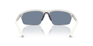 Sie Oliver Peoples R-6 mit Weiß warm Gestell und Blau Gläsern - Bild 5