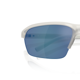 Sie Oliver Peoples R-6 mit Weiß warm Gestell und Blau Gläsern - Variant