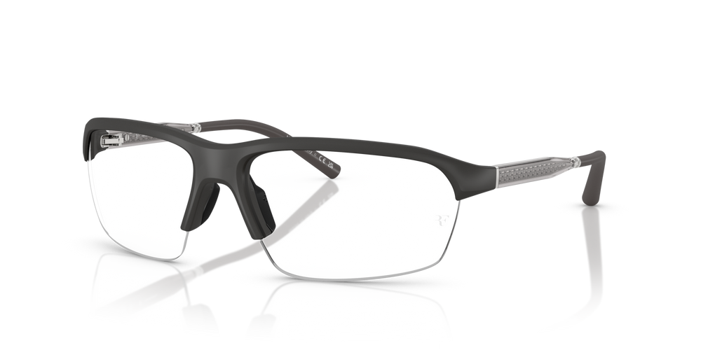 Oliver Peoples R-6 with Semi-matte Anthracite frame and Clear lenses - image 6