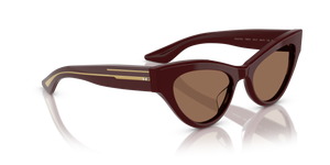 Sie Oliver Peoples 1951C mit Burgunderrot Gestell und Braun Gläsern - bild 3
