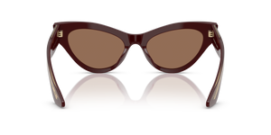 Sie Oliver Peoples 1951C mit Burgunderrot Gestell und Braun Gläsern - bild 5