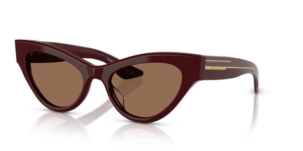 Sie Oliver Peoples 1951C mit Burgunderrot Gestell und Braun Gläsern - bild 1