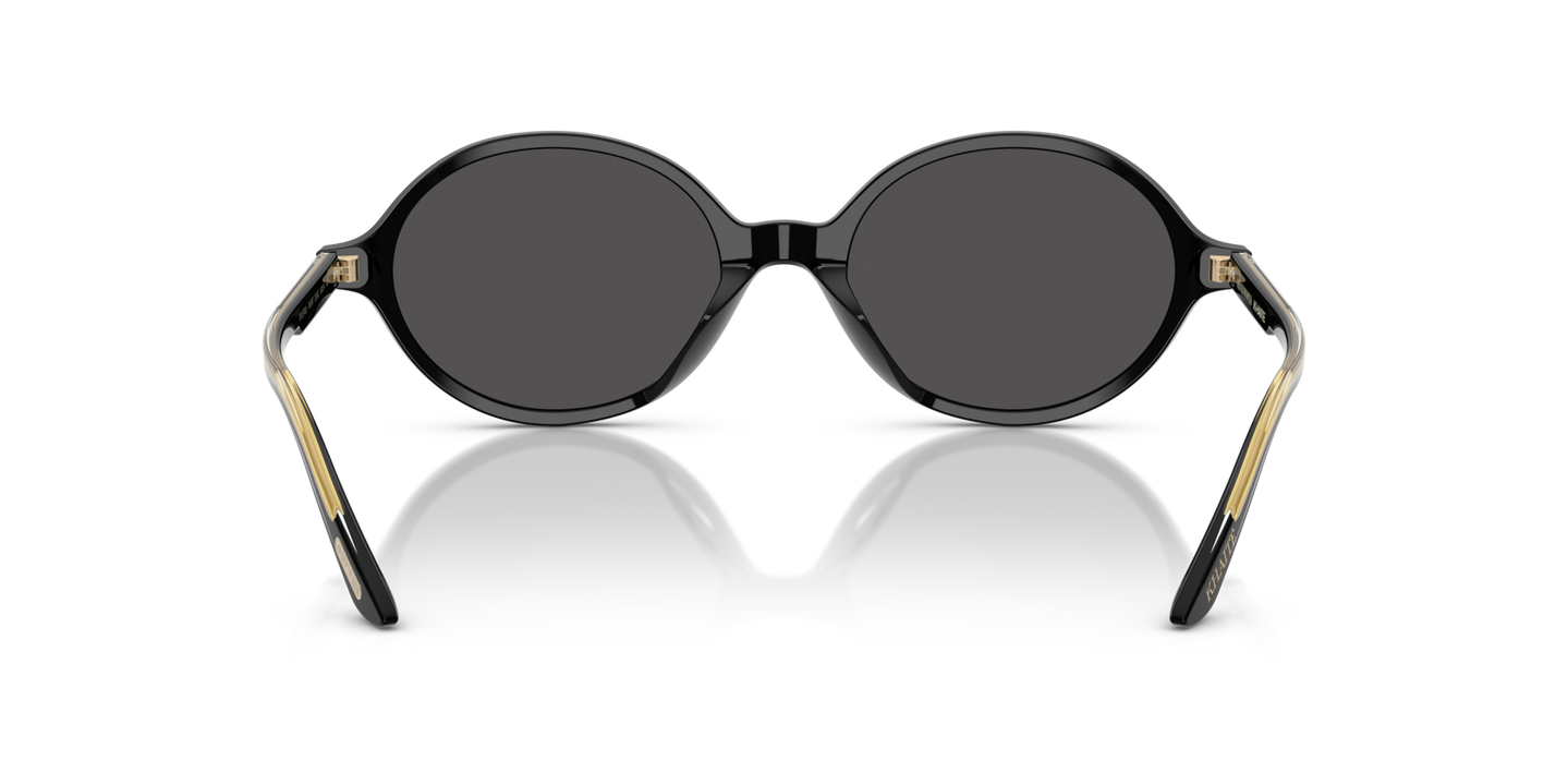 Oliver Peoples 2000C with Black frame and Grey lenses - Image Nosepads