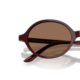 Oliver Peoples 2000C with Burgundy frame and Brown lenses - Variant