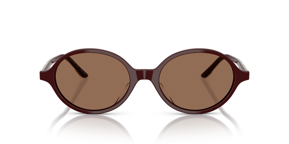 Sie Oliver Peoples 2000C mit Burgunderrot Gestell und Braun Gläsern - Bild 2