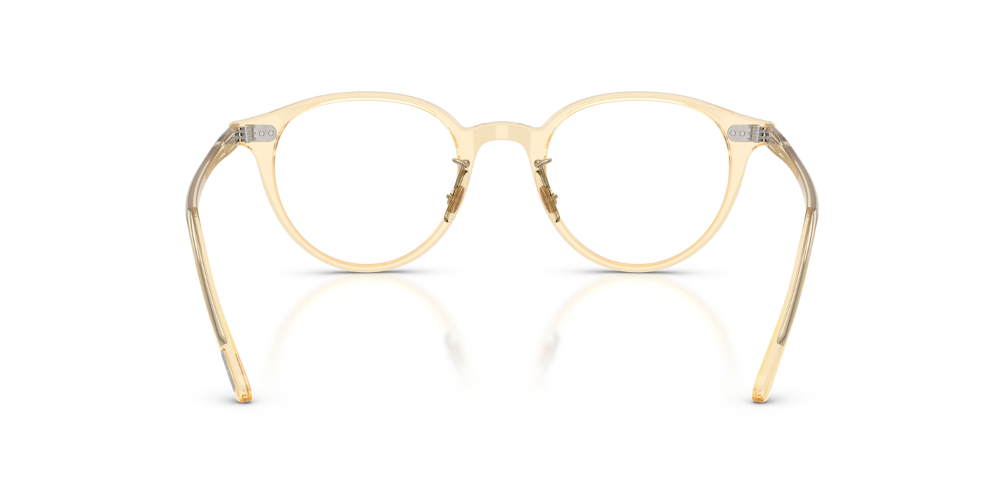 Oliver Peoples Sarelle mit Hellbraun Gestell - Bild Stegplättchen