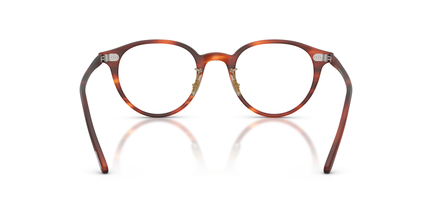 Oliver Peoples Sarelle mit Semi Matte Tuscany Tortoise Gestell - Bild Stegplättchen
