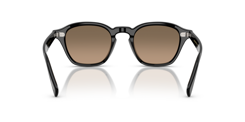 Oliver Peoples Eyles avec une monture Noir et des verres Brun - L'image 5