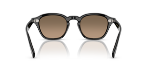 Oliver Peoples Eyles avec une monture Noir et des verres Brun - L'image 5